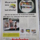1953 Kelvinator Refrigerator ad