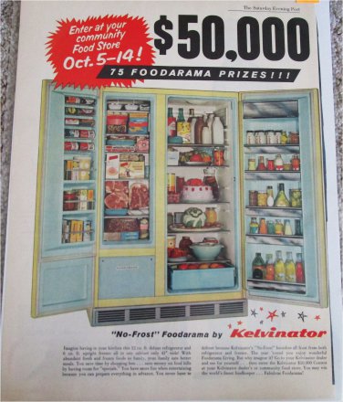 1961 Kelvinator Contest ad