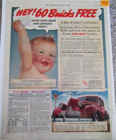 1939 Buick Contest car ad