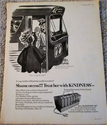 1968 Kindness 20 Rollers Heater ad