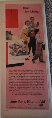 1957 KitchenAid Dishwasher ad #3