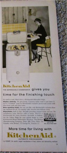 1960 KitchenAid Dishwasher ad #3