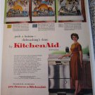 1961 KitchenAid Dishwasher ad