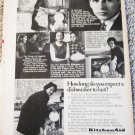 1969 KitchenAid Dishwasher ad
