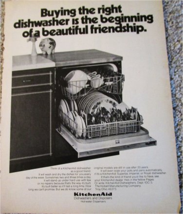 1971 KitchenAid Dishwasher ad #2