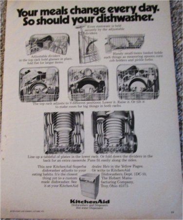1971 KitchenAid Dishwasher ad #5