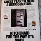 1987 KitchenAid Refrigerator ad