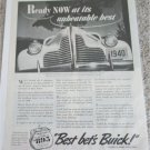 1940 Buick Ready Now car ad