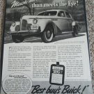 1940 Buick Super 4 dr sedan Much More car ad