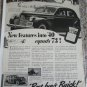 1940 Buick Super 4 dr sedan New Features Into 40 car ad