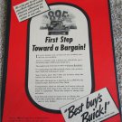 1940 Buick First Step car ad