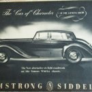 1952 Armstrong Siddeley Saloon car ad