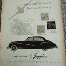 1953 Armstrong Siddeley Sapphire Saloon Anti-Roll Bar car ad