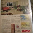 1954 Lennox Perma-Flo Lovely ad