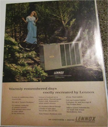 1965 Lennox Air Conditioner ad