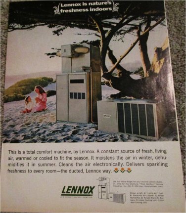 1967 Lennox Total Comfort Machine ad