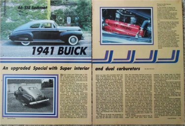 1941 Buick Special 2 dr Sedanet car article