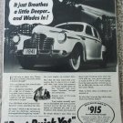 1941 Buick Special 4 door sedan Just Breathes car ad