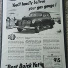 1941 Buick Special 4 door sedan Gas Gauge car ad
