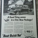 1941 Buick Special 4 door sedan Good Thing car ad