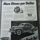 1941 Buick 2 dr Sedanet More Dimes car ad