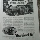 1941 Buick Station Wagon car ad