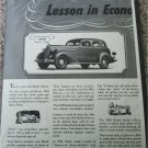 1941 Buick Special 4 door sedan Lesson car ad