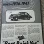 1941 Buick Special 4 door sedan Lesson car ad