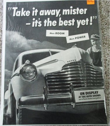 1941 Buick Mister car ad