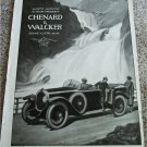 1925 Chenard & Walker Touring car ad