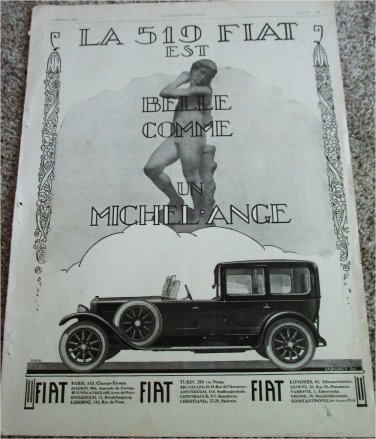 1925 Fiat 505 car ad