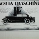 1929 Isotta Fraschini 2 dr sedan car ad