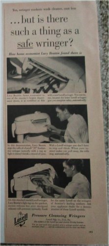 1954 Lovell Wringer ad