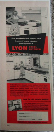 1954 Lyon Steel Kitchens ad