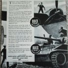 Buick WWII Bomber & Tank ad