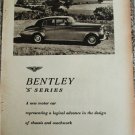 1955 Bentley S Series car ad