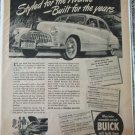 1946 Buick 4 dr sedan Styled For The Avenue car ad