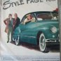 1946 Buick 4 dr sedan Style Pace car ad