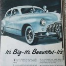 1946 Buick 4 dr sedan Its Big car ad
