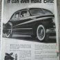 1946 Buick 4 dr sedan Birds Cut Corners car ad