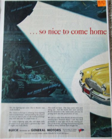 1946 Buick Convertible So Nice car ad