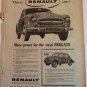 1956 Renault Fregate 4 dr sedan car ad