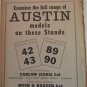 1953 Austin Scottish Motor Show car ad
