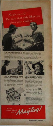 Maytag Washer ad