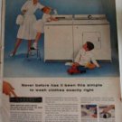 1960 Maytag Pushbutton Selection Washer Dryer ad