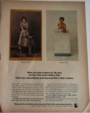 1963 Maytag Washer ad