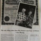 1964 Maytag Marriage License Washer Dryer ad