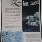1947 Buick 4 dr sedan Sing Low car ad