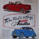 1951 Austin A-40 Convertible & Devon 4 dr sedan car ad #1