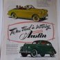 1951 Austin A-40 Convertible & Devon 4 dr sedan car ad #2